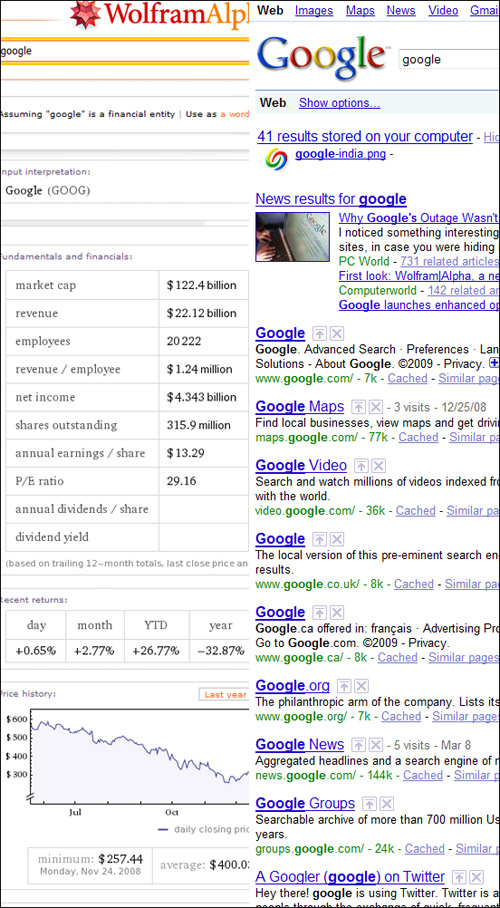 wolframalphagooglecompariso