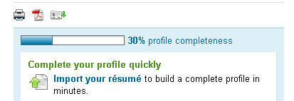 linkedin profile